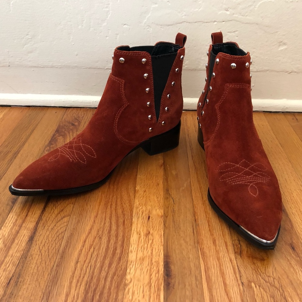 COPY - Marc Fisher | Chelsea Style, Suede Cowboy Boots